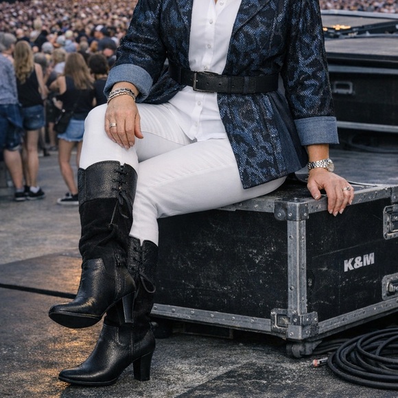 a.n.a Shoes - Chic Black Heeled Boots